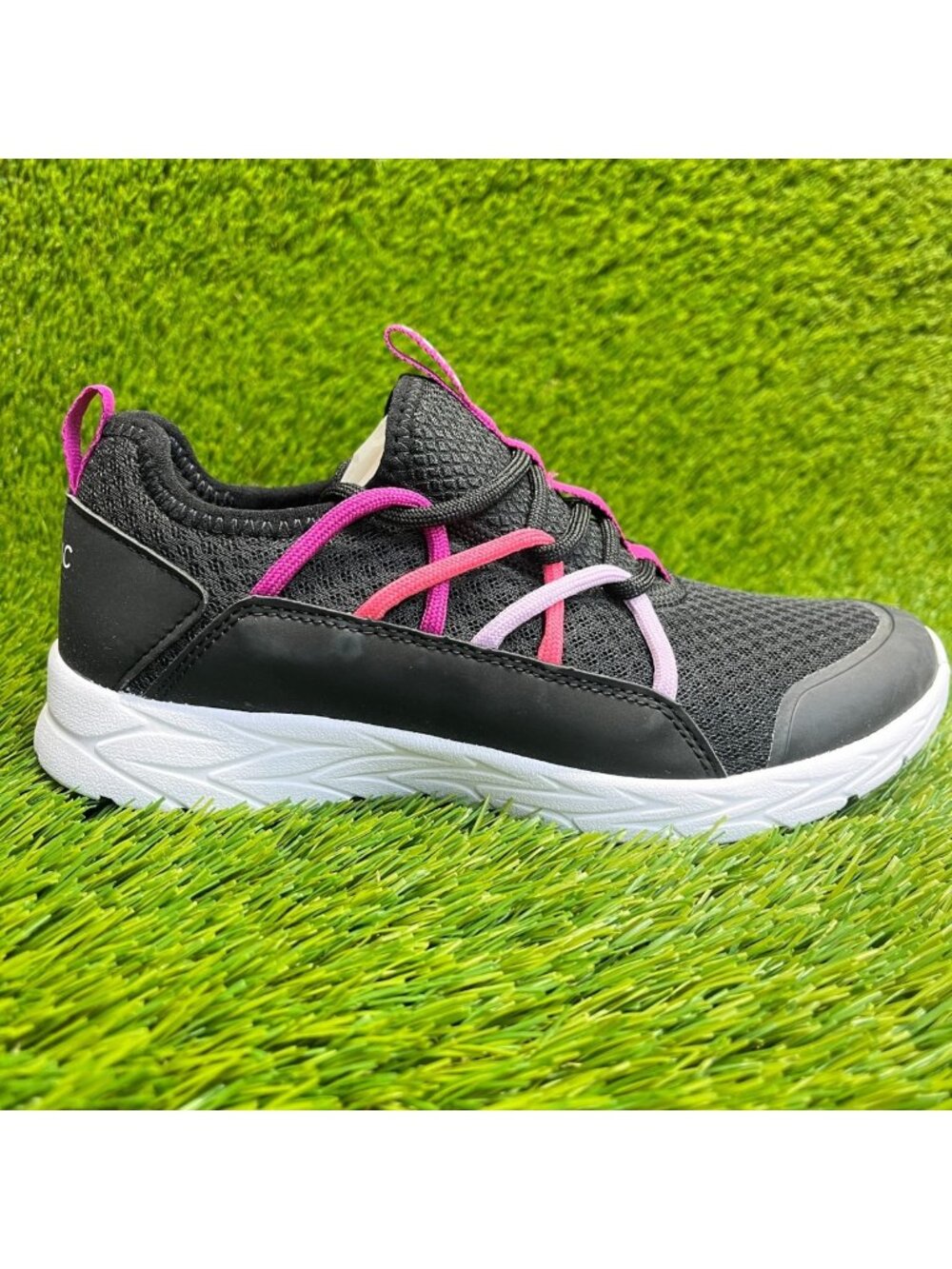Vionic Zeliya Womens Size 6.5 Black Pink Athletic Running Walking Shoes Sneakers